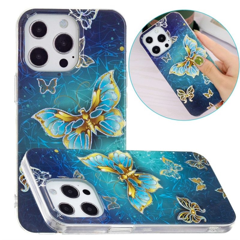 Hoesje voor iPhone 15 Pro Max Kostbare Vlinders