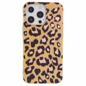 Hoesje voor iPhone 15 Pro Max Luipaardpatroon