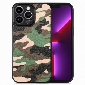 Hoesje voor iPhone 15 Pro Max Militaire Camouflage