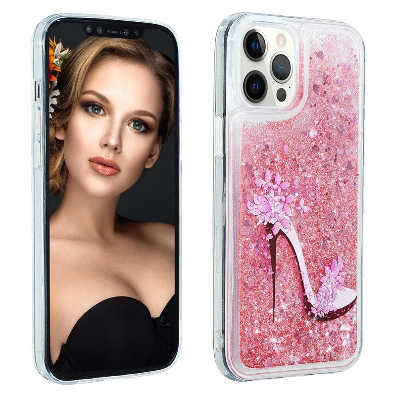 Hoesje voor iPhone 15 Pro Max Paillettenpomp