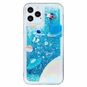 Hoesje voor iPhone 15 Pro Max Ruimteglitter