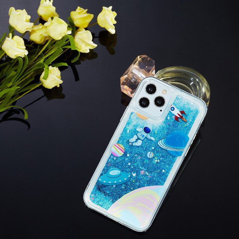 Hoesje voor iPhone 15 Pro Max Ruimteglitter