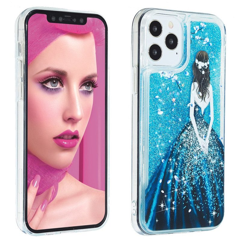 Telefoonhoesje voor iPhone 15 Pro Max Modieuze Pailletten