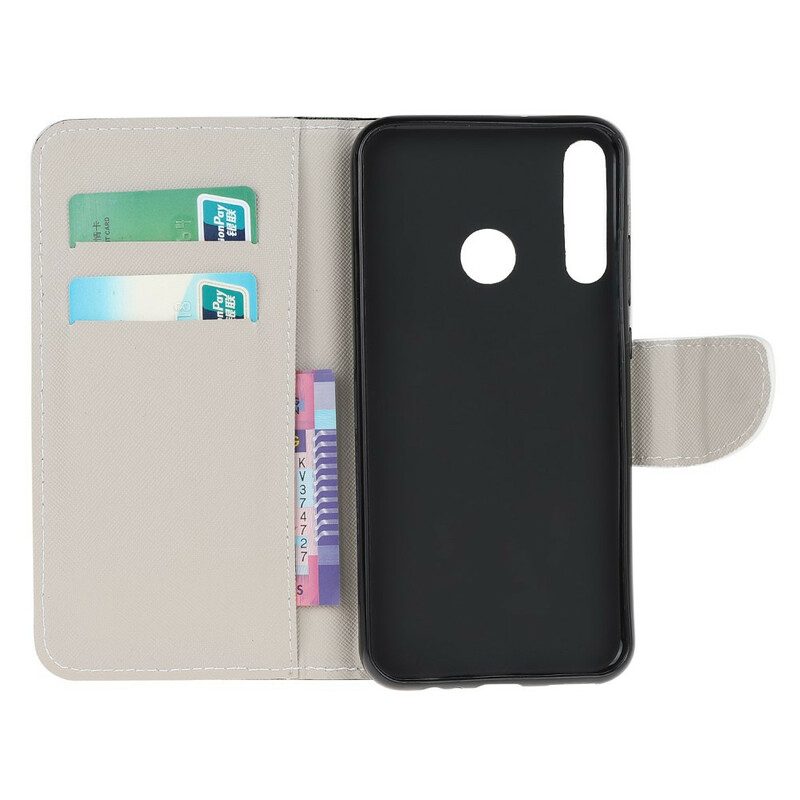 Flip Case voor Huawei Y7p Gevaarlijke Beer