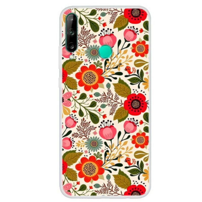 Hoesje voor Huawei Y7p Bloemen Tapijt