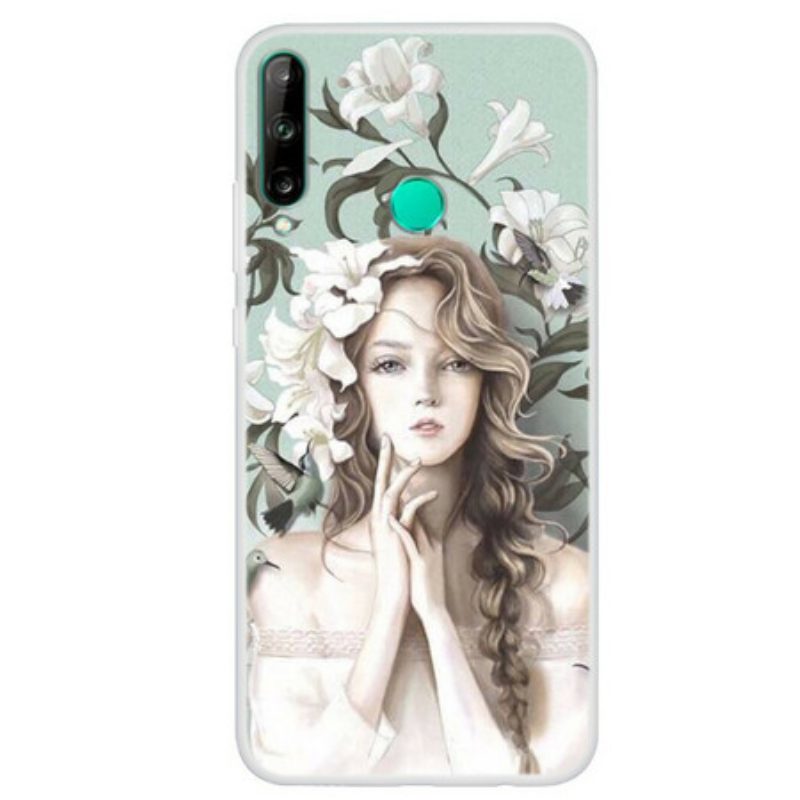 Hoesje voor Huawei Y7p De Bloemenvrouw