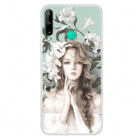 Hoesje voor Huawei Y7p De Bloemenvrouw