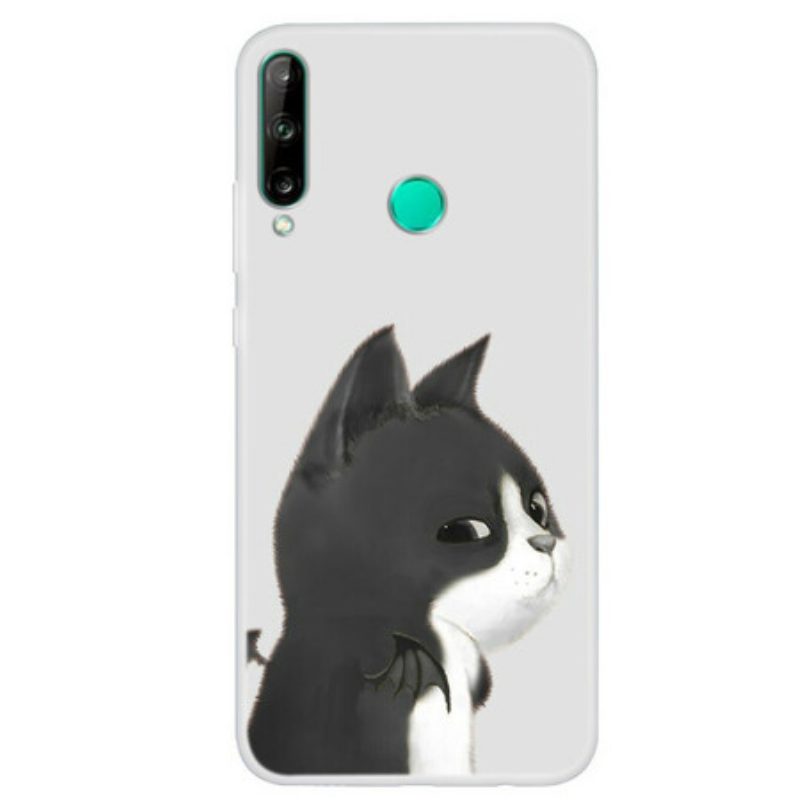 Hoesje voor Huawei Y7p Duivelse Kat