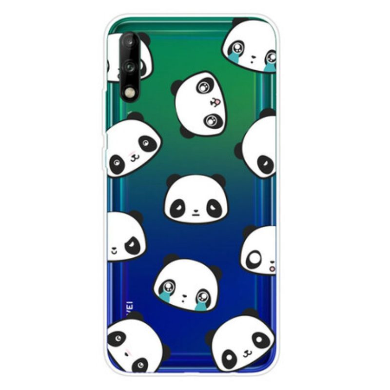 Telefoonhoesje voor Huawei Y7p Sentimentele Panda's