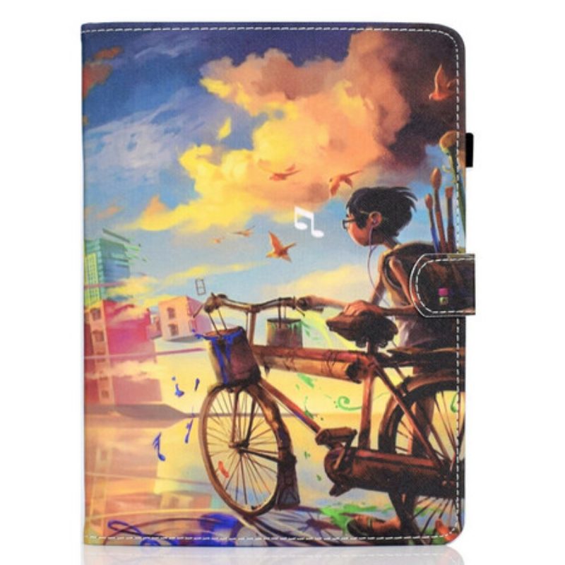 Folio-hoesje voor iPad Pro 11" (2022) Fiets Kunst