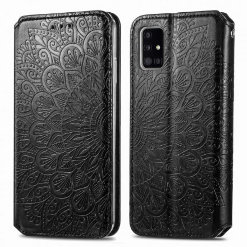 Bescherming Hoesje voor Samsung Galaxy A51 5G Folio-hoesje Mandala