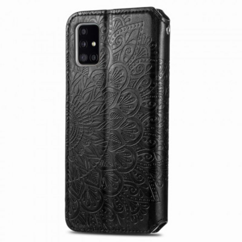 Bescherming Hoesje voor Samsung Galaxy A51 5G Folio-hoesje Mandala