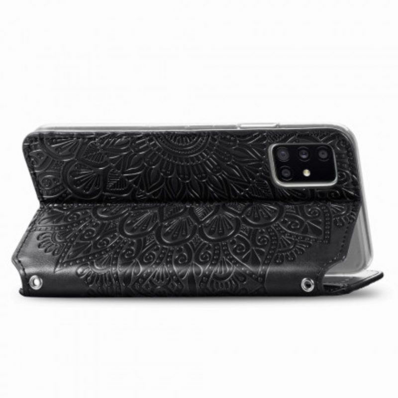 Bescherming Hoesje voor Samsung Galaxy A51 5G Folio-hoesje Mandala