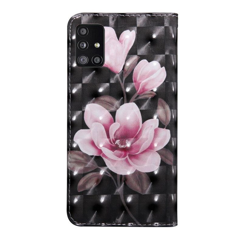 Folio-hoesje voor Samsung Galaxy A51 5G Bloesem Bloemen