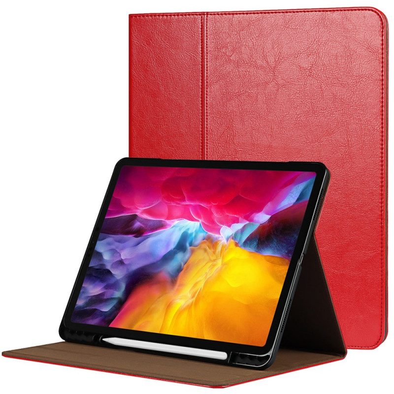 Case voor iPad Pro 12.9" (2020) Echt Leer