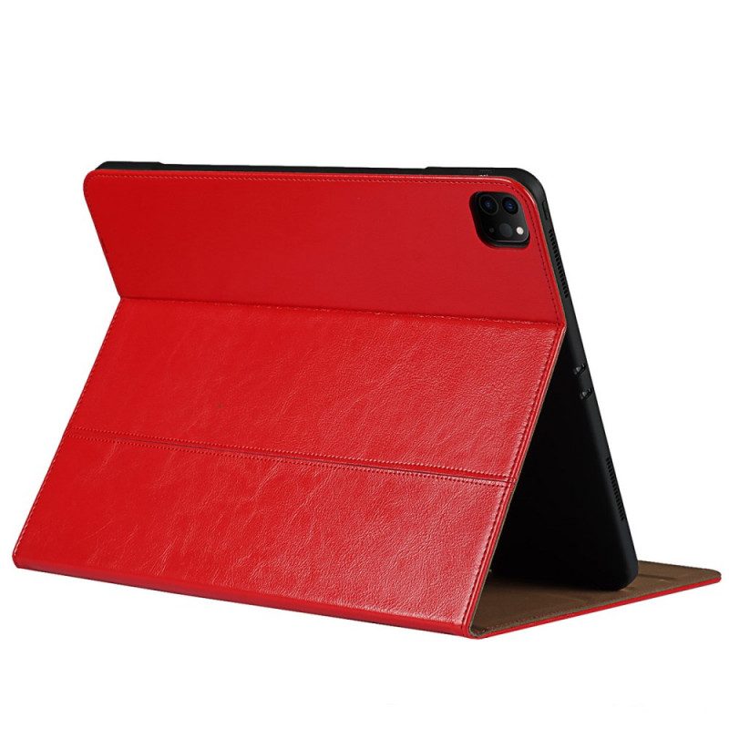 Case voor iPad Pro 12.9" (2020) Echt Leer