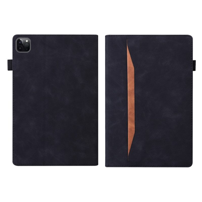 Cover voor iPad Pro 12.9" (2020) Stijl Leer Zakelijk