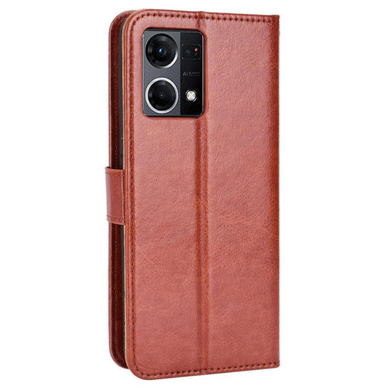 Flip Case voor Oppo Reno 7 Flitsend Kunstleer