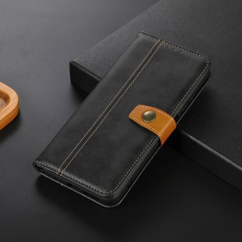 Flip Case voor Oppo Reno 7 Met Riem