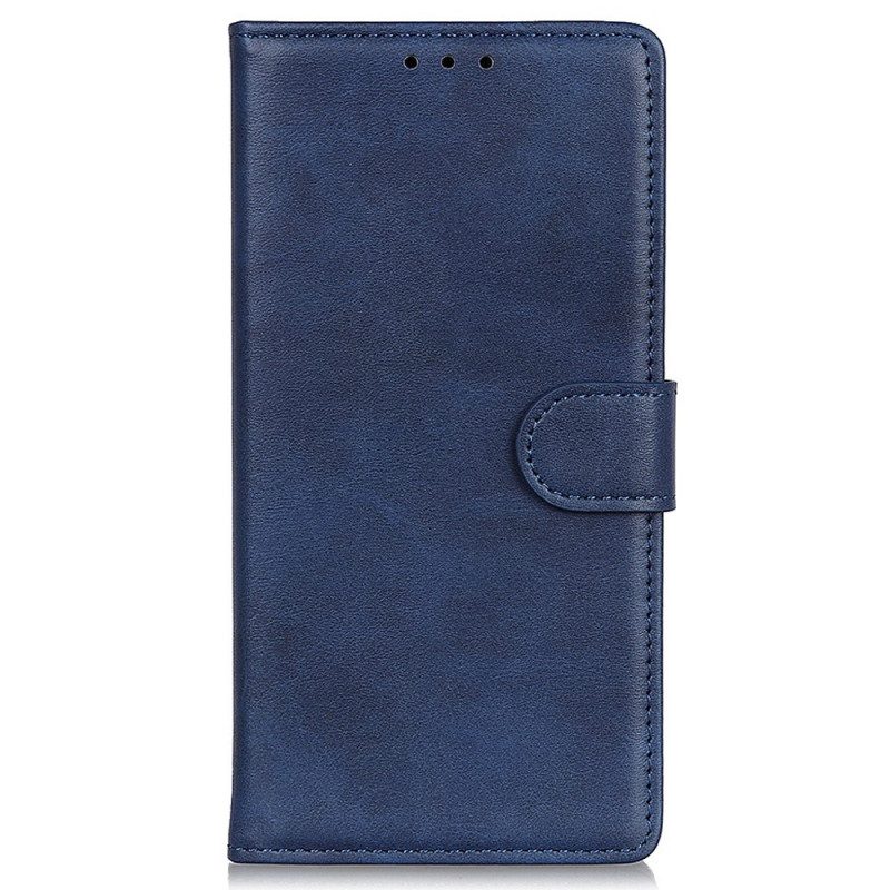 Folio-hoesje voor Oppo Reno 7 Matte Lederen Stijl