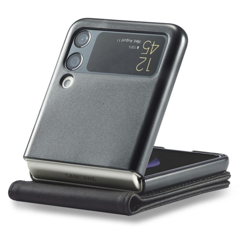 Case voor Samsung Galaxy Z Flip 3 5G Folio-hoesje Kaarthouder En Sluiting Lc.imeeke