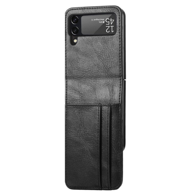 Hoesje voor Samsung Galaxy Z Flip 3 5G Portemonnee Folio-hoesje Stijl Lederen Portemonnee