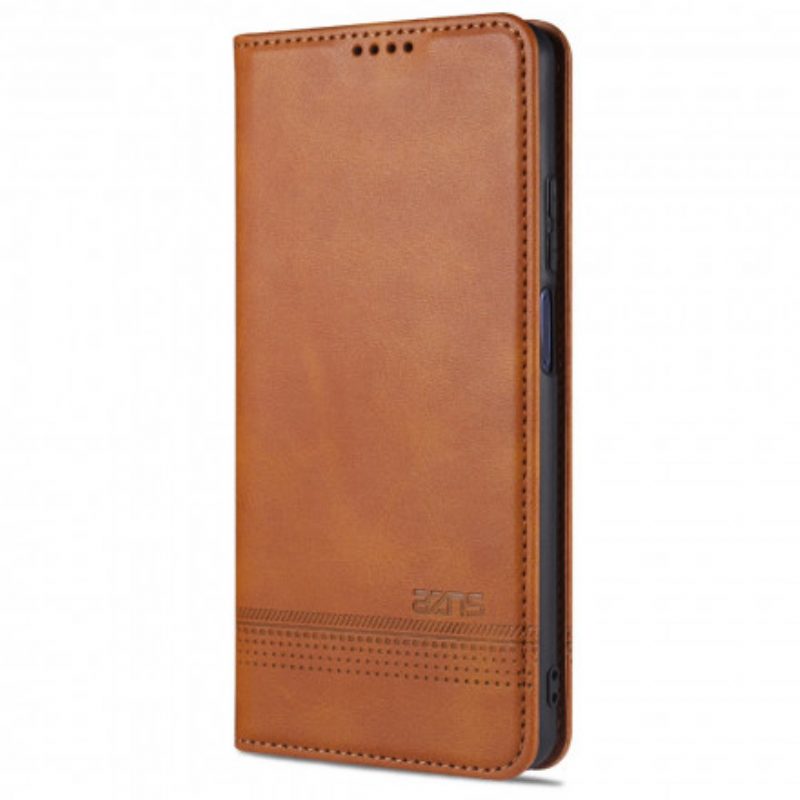 Bescherming Hoesje voor Xiaomi Mi 10T Lite Folio-hoesje Azns Leerstyling