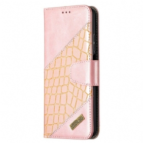 Flip Case voor Xiaomi Mi 10T Lite Krokodillenleer