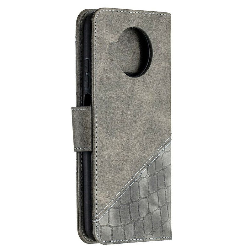 Flip Case voor Xiaomi Mi 10T Lite Krokodillenleer