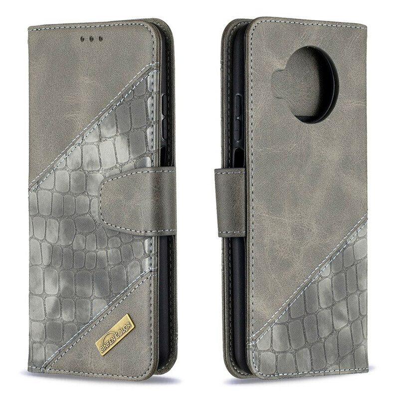 Flip Case voor Xiaomi Mi 10T Lite Krokodillenleer