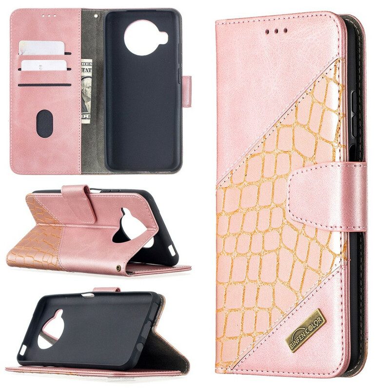 Flip Case voor Xiaomi Mi 10T Lite Krokodillenleer