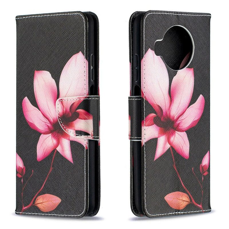 Flip Case voor Xiaomi Mi 10T Lite Roze Bloem