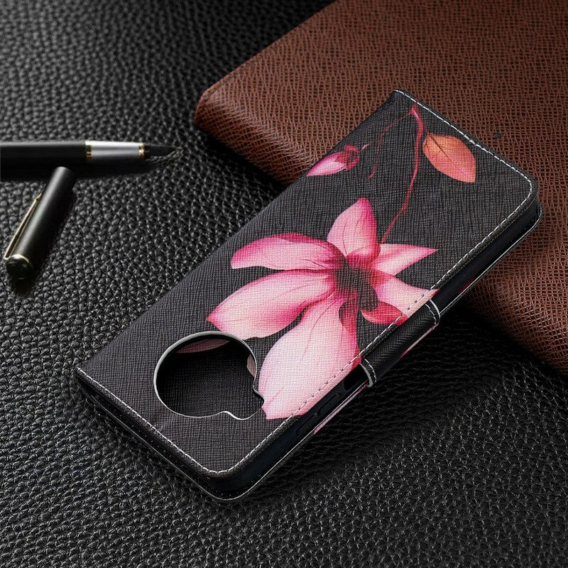 Flip Case voor Xiaomi Mi 10T Lite Roze Bloem