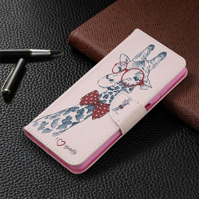 Flip Case voor Xiaomi Mi 10T Lite Slimme Giraf