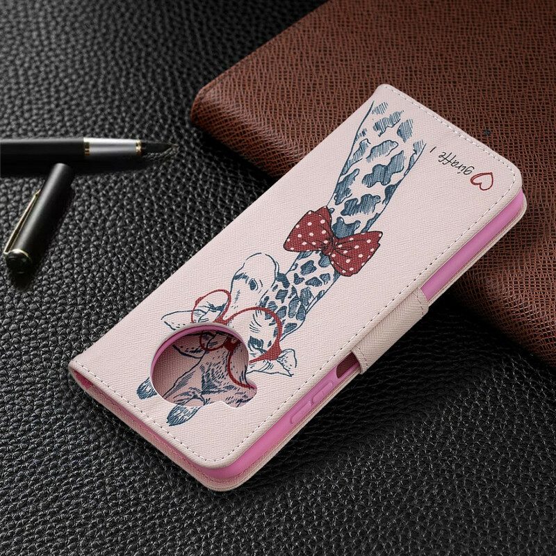 Flip Case voor Xiaomi Mi 10T Lite Slimme Giraf