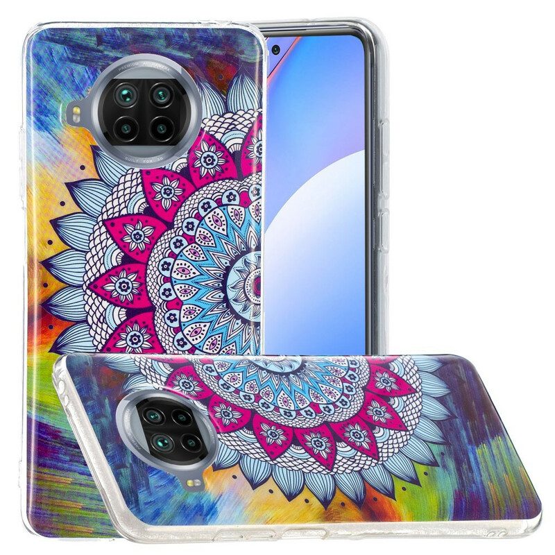 Hoesje voor Xiaomi Mi 10T Lite Fluorescerende Kleurrijke Mandala