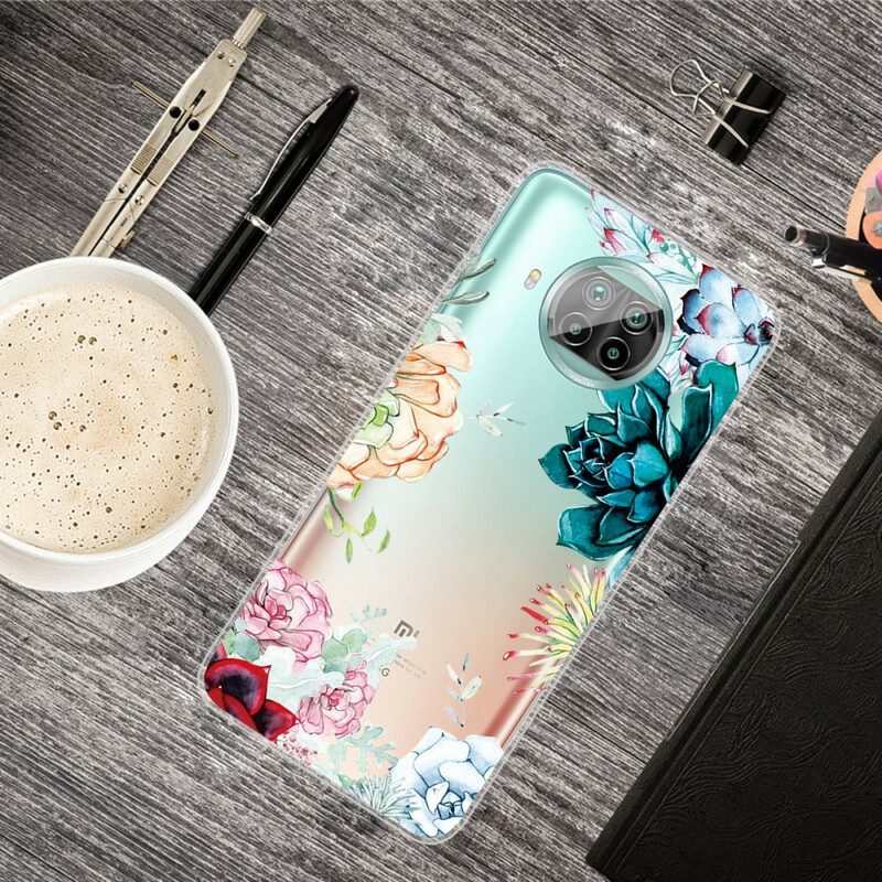 Telefoonhoesje voor Xiaomi Mi 10T Lite Aquarel Bloemen