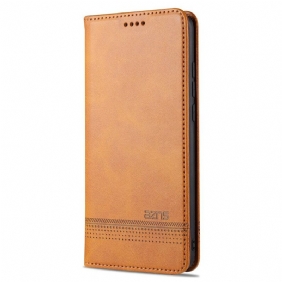 Bescherming Hoesje voor Xiaomi Mi 10 / 10 Pro Folio-hoesje Azns Leerstyling