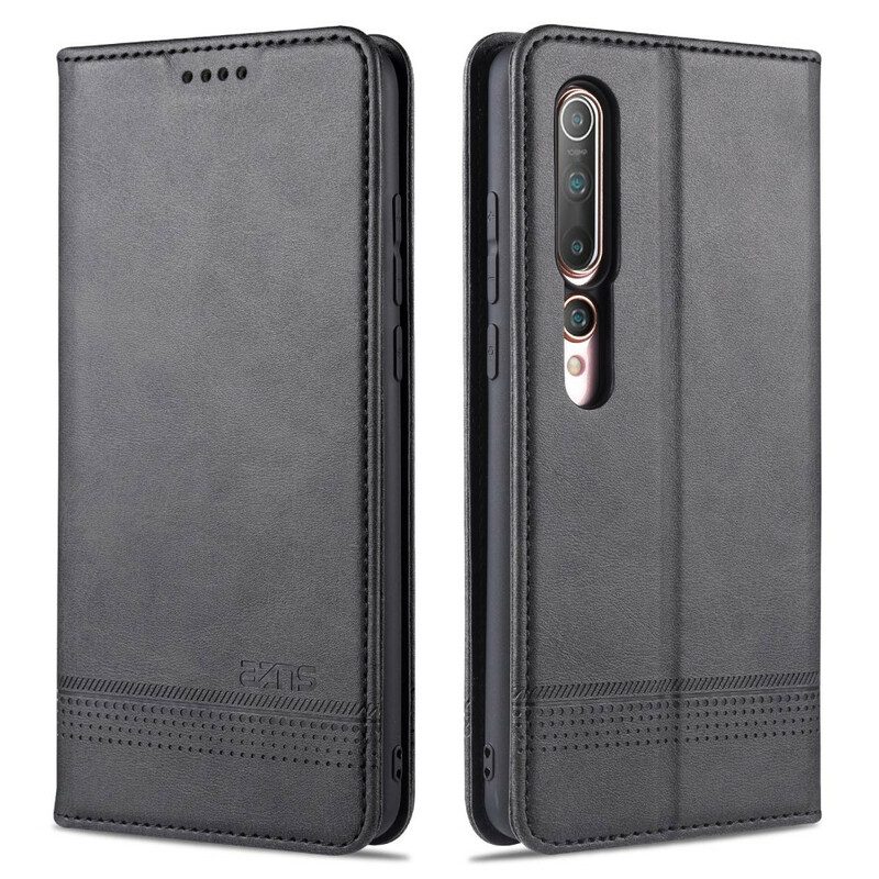 Bescherming Hoesje voor Xiaomi Mi 10 / 10 Pro Folio-hoesje Azns Leerstyling