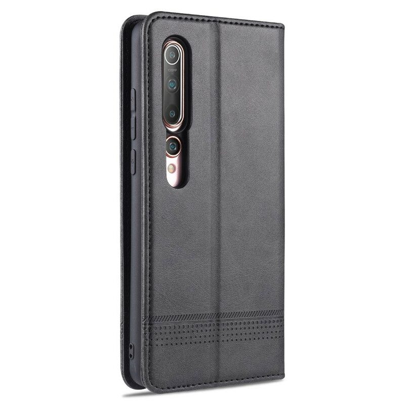 Bescherming Hoesje voor Xiaomi Mi 10 / 10 Pro Folio-hoesje Azns Leerstyling