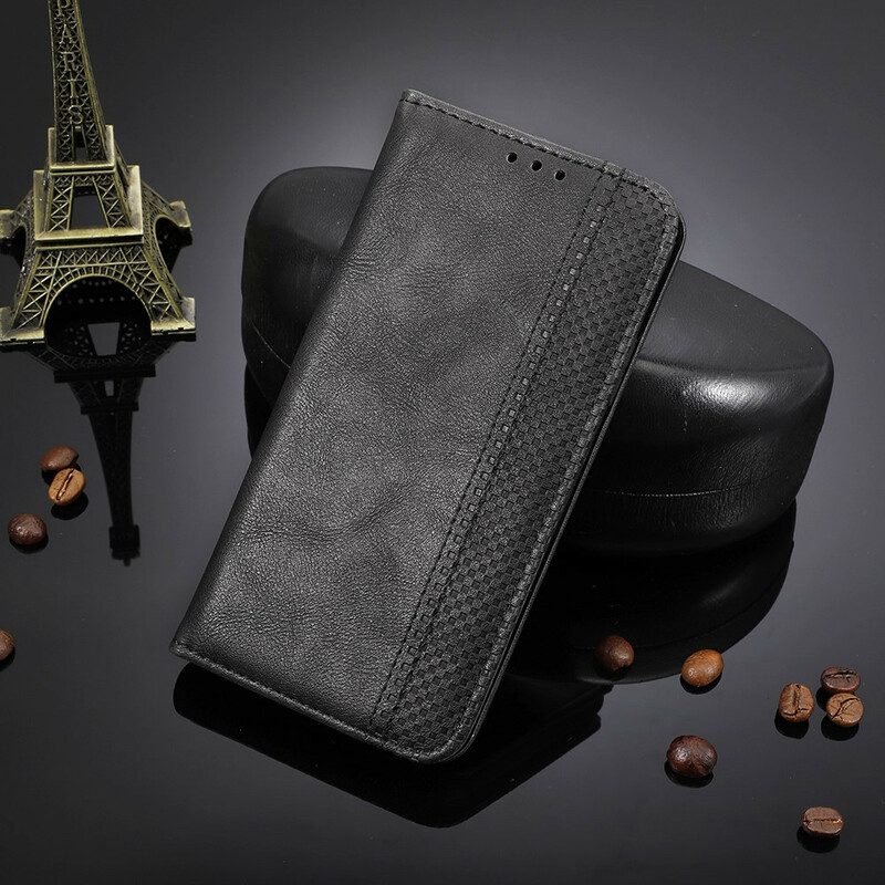 Bescherming Hoesje voor Xiaomi Mi 10 / 10 Pro Folio-hoesje Gestileerd Vintage Leereffect