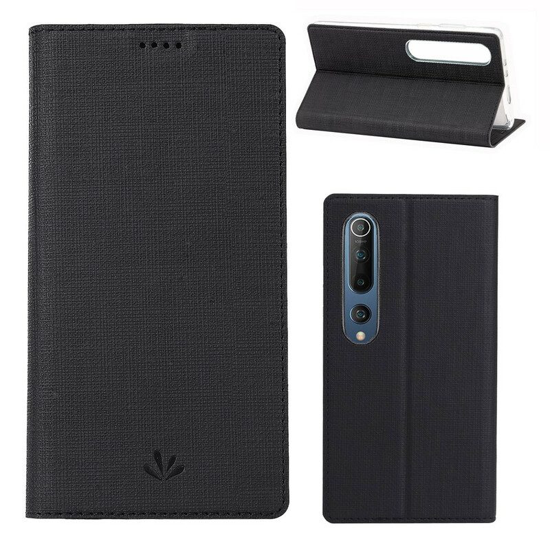 Bescherming Hoesje voor Xiaomi Mi 10 / 10 Pro Folio-hoesje Getextureerde Vili Dmx