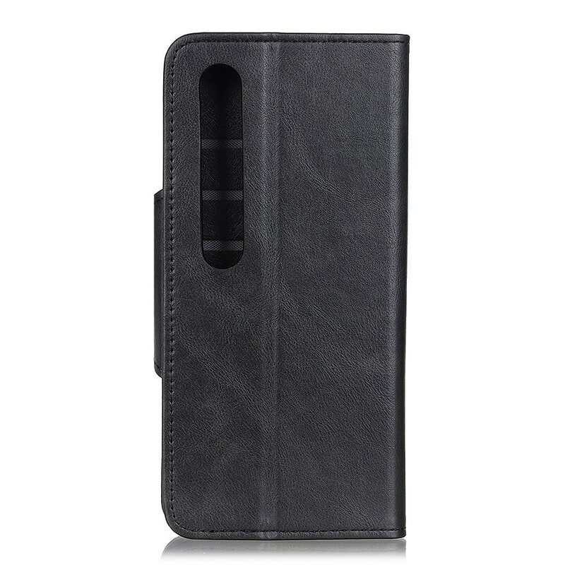 Folio-hoesje voor Xiaomi Mi 10 / 10 Pro Knoop Van Imitatieleer