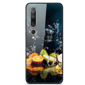 Hoesje voor Xiaomi Mi 10 / 10 Pro Citrus Splash Gehard Glas