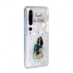 Hoesje voor Xiaomi Mi 10 / 10 Pro Glitter Hond