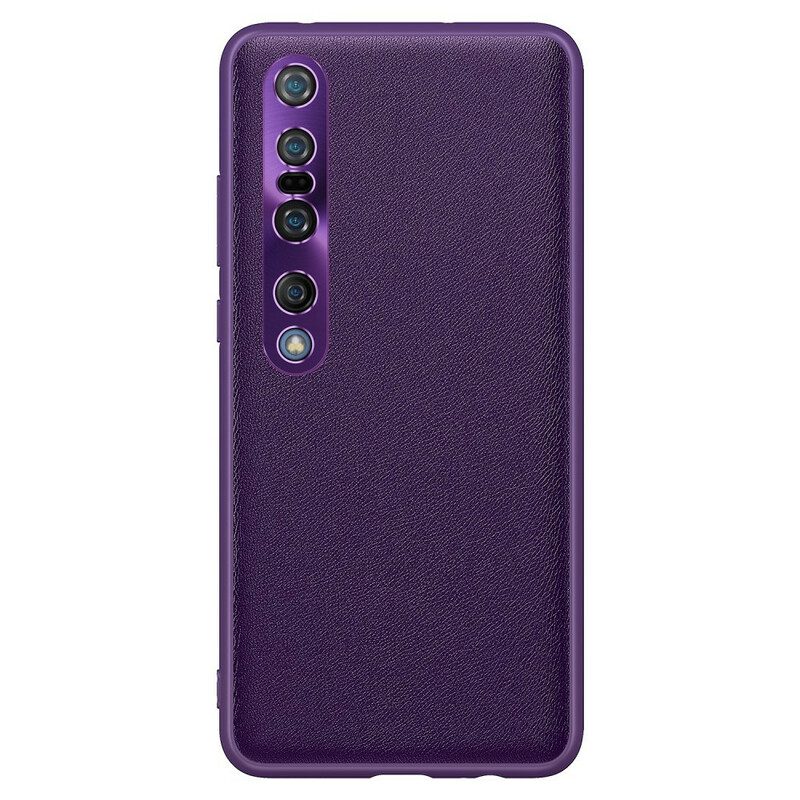 Hoesje voor Xiaomi Mi 10 / 10 Pro Prestigieus Leereffect