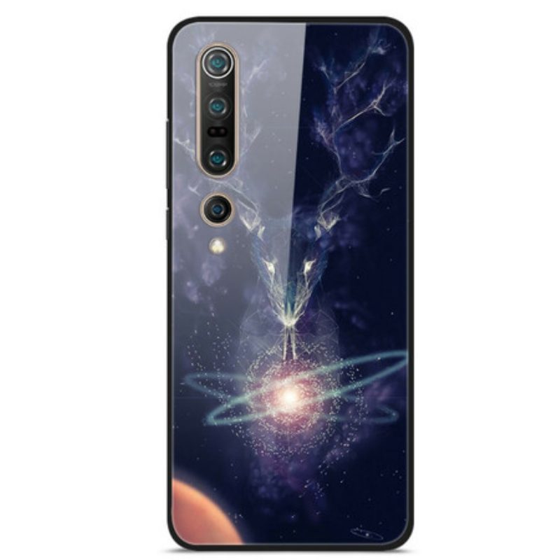 Hoesje voor Xiaomi Mi 10 / 10 Pro Ster Herten Gehard Glas