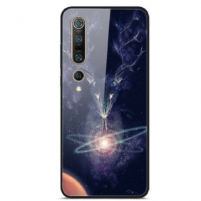 Hoesje voor Xiaomi Mi 10 / 10 Pro Ster Herten Gehard Glas