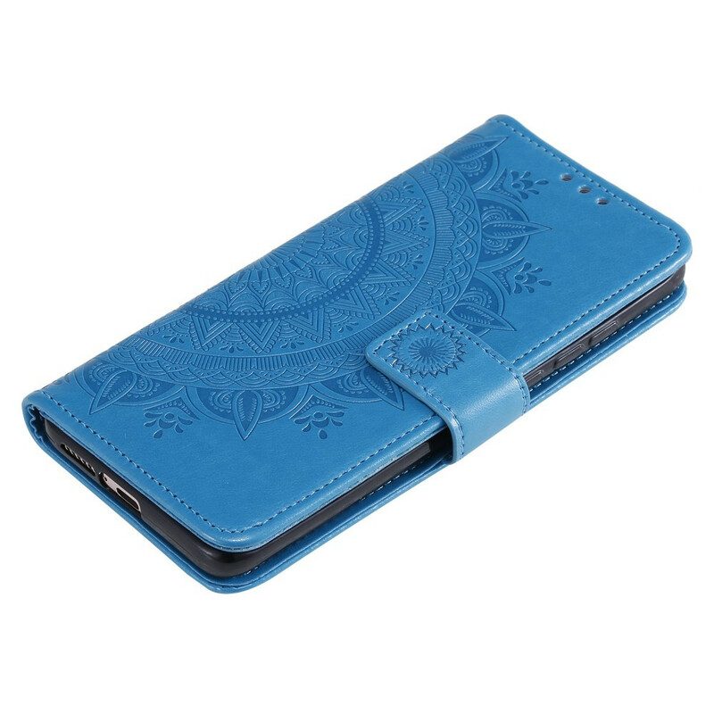 Leren Hoesje voor Xiaomi Mi 10 / 10 Pro Zon Mandala