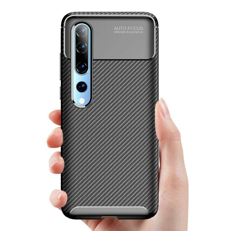 Telefoonhoesje voor Xiaomi Mi 10 / 10 Pro Flexibele Koolstofvezel